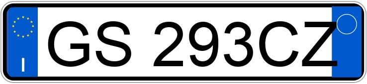 Numer rejestracyjny GS293CZ posiada MINI Mini 5P