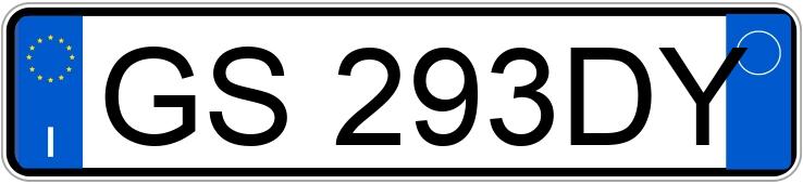 Numer rejestracyjny GS293DY posiada FIAT Panda 3a serie