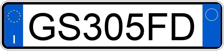 Numer rejestracyjny GS305FD posiada AUDI A3 3a serie Numer rejestracyjny GS305FD posiada AUDI A3 3a serie