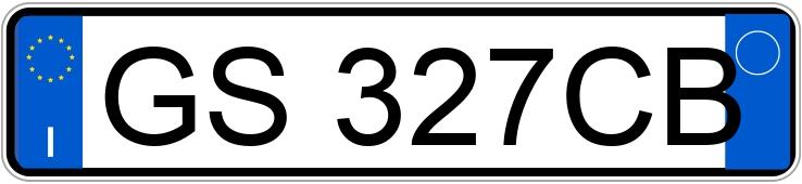 Numer rejestracyjny GS327CB posiada MERCEDES Classe A