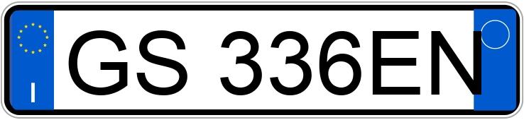 Numer rejestracyjny GS336EN posiada MASERATI Grecale