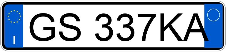 Numer rejestracyjny GS337KA posiada FORD Puma