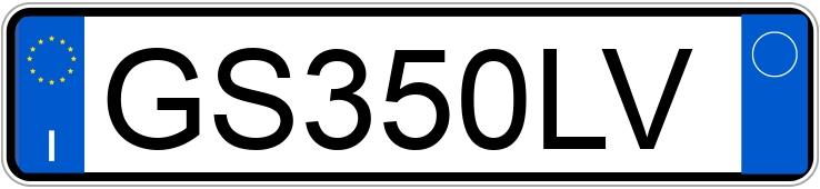 Numer rejestracyjny GS350LV posiada SEAT Leon 4a serie