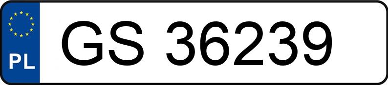 Numer rejestracyjny GS 36239 posiada RENAULT LAGUNA - GS36239