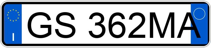Numer rejestracyjny GS362MA posiada MERCEDES-BENZ A 180