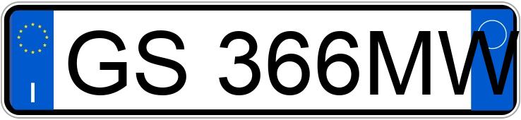 Numer rejestracyjny GS366MW posiada AUDI A3 4a serie Numer rejestracyjny GS366MW posiada AUDI A3 4a serie