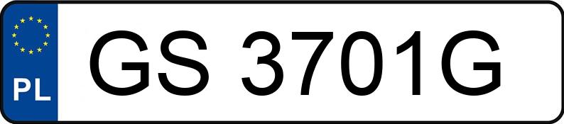 Numer rejestracyjny GS 3701G posiada AUDI A6 Avant 3.0 TDi MR`11 E5 4G A6 Avant 3.0 TDi MR`11 E5 4G - GS3701G