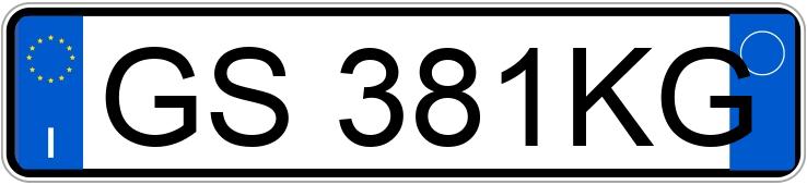 Numer rejestracyjny GS381KG posiada FIAT 500 Numer rejestracyjny GS381KG posiada FIAT 500