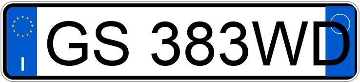 Numer rejestracyjny GS383WD posiada PEUGEOT 208 2a serie