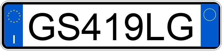 Numer rejestracyjny GS419LG posiada BMW Serie 4 Cpe