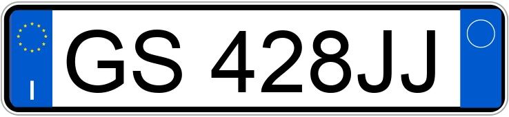 Numer rejestracyjny GS428JJ posiada AUDI A3 4a serie