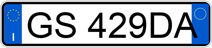 Numer rejestracyjny GS429DA posiada PEUGEOT 207