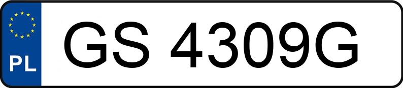 Numer rejestracyjny GS 4309G posiada BMW 320I TOURING - GS4309G