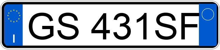 Numer rejestracyjny GS431SF posiada PORSCHE Macan Numer rejestracyjny GS431SF posiada PORSCHE Macan