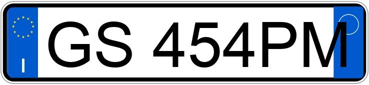 Numer rejestracyjny GS454PM posiada AUDI A4 5a serie