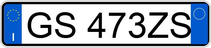 Numer rejestracyjny GS473ZS posiada AUDI A4 5a serie