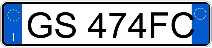 Numer rejestracyjny GS474FC posiada AUDI A4 AVANT