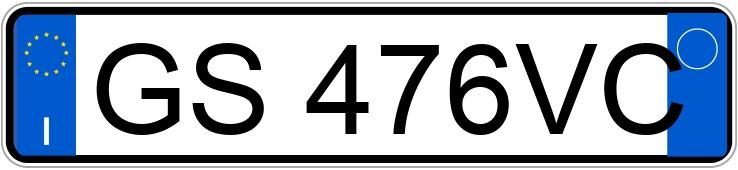 Numer rejestracyjny GS476VC posiada SEAT Arona