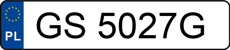 Numer rejestracyjny GS 5027G posiada BMW 116I - GS5027G Numer rejestracyjny GS 5027G posiada BMW 116I - GS5027G