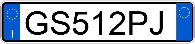 Numer rejestracyjny GS512PJ posiada AUDI A1 2a serie