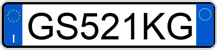 Numer rejestracyjny GS521KG posiada AUDI A5 2a serie