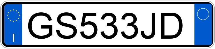 Numer rejestracyjny GS533JD posiada LANCIA Ypsilon 3a serie Numer rejestracyjny GS533JD posiada LANCIA Ypsilon 3a serie
