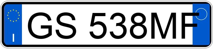 Numer rejestracyjny GS538MF posiada PORSCHE 911