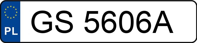 Numer rejestracyjny GS 5606A posiada NIEWIADÓW  BR2 - GS5606A