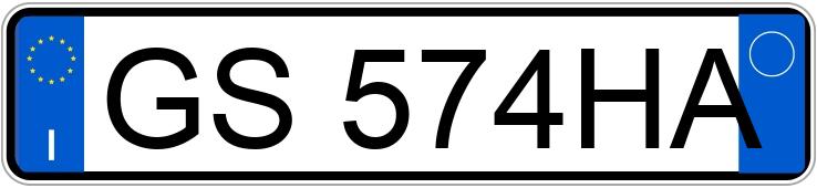 Numer rejestracyjny GS574HA posiada VOLKSWAGEN Golf 5a serie Numer rejestracyjny GS574HA posiada VOLKSWAGEN Golf 5a serie