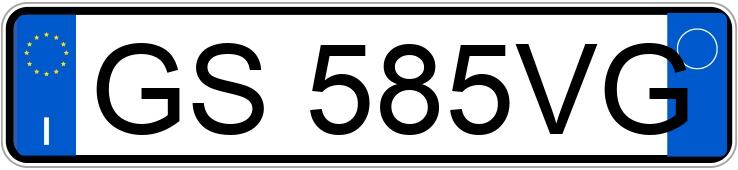 Numer rejestracyjny GS585VG posiada VOLKSWAGEN Tiguan 2a serie