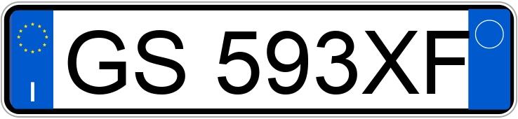 Numer rejestracyjny GS593XF posiada FORD PUMA