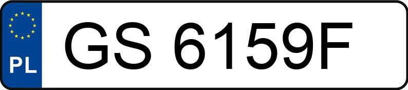 Numer rejestracyjny GS 6159F posiada BMW 530 I - GS6159F