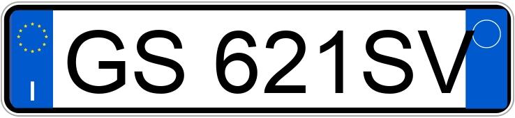 Numer rejestracyjny GS621SV posiada MERCEDES Classe C