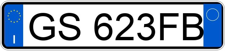 Numer rejestracyjny GS623FB posiada ALFA ROMEO Tonale