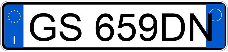 Numer rejestracyjny GS659DN posiada ALFA ROMEO Giulietta