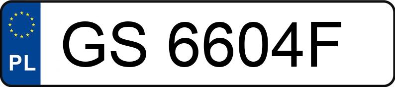 Numer rejestracyjny GS 6604F posiada FIAT GRANDE PUNTO 1.4 - GS6604F