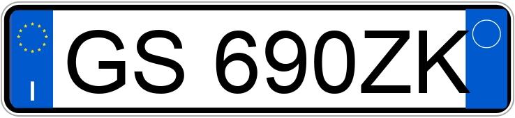 Numer rejestracyjny GS690ZK posiada KIA EV9