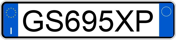 Реєстраційний номер GS695XP має CHEVROLET CORVETTE