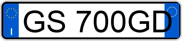 Numer rejestracyjny GS700GD posiada MAZDA CX-30