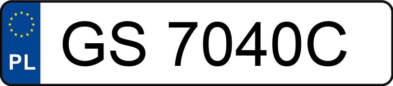 Numer rejestracyjny GS 7040C posiada ALFA ROMEO STELVIO - GS7040C Numer rejestracyjny GS 7040C posiada ALFA ROMEO STELVIO - GS7040C