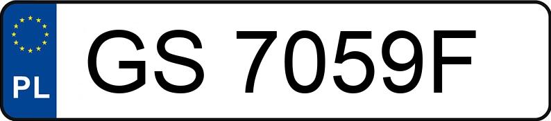 Numer rejestracyjny GS 7059F posiada VOLKSWAGEN TIGUAN - GS7059F