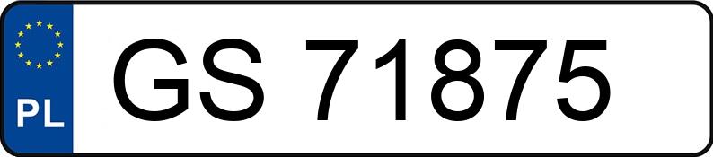 Numer rejestracyjny GS 71875 posiada HYUNDAI ix35 1.6 GDI MR`11 E5 Comfort - GS71875