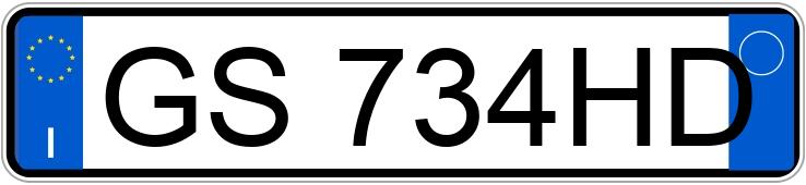 Numer rejestracyjny GS734HD posiada AUDI Q3 2a serie