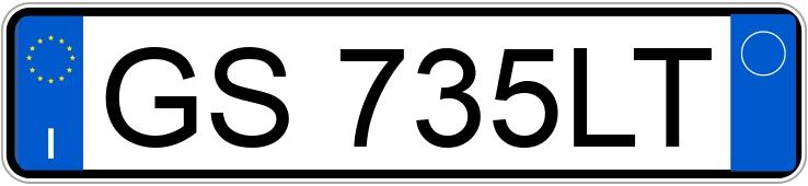 Numer rejestracyjny GS735LT posiada AUDI A6 5a serie Numer rejestracyjny GS735LT posiada AUDI A6 5a serie