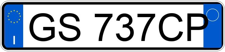 Numer rejestracyjny GS737CP posiada PEUGEOT 208 2a serie