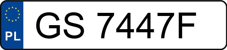 Numer rejestracyjny GS 7447F posiada AUDI A5 SPORTBACK - GS7447F