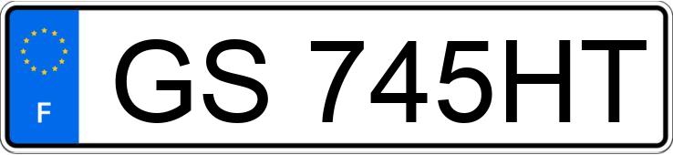 Numer rejestracyjny GS745HT posiada NISSAN LEAF