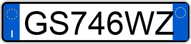 Numer rejestracyjny GS746WZ posiada FIAT 500