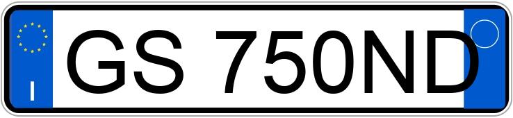 Numer rejestracyjny GS750ND posiada FORD Focus 1a serie