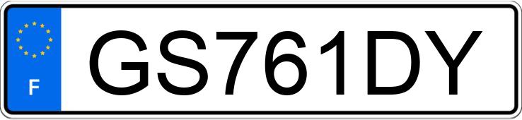 Numer rejestracyjny GS761DY posiada CITROEN C3 III